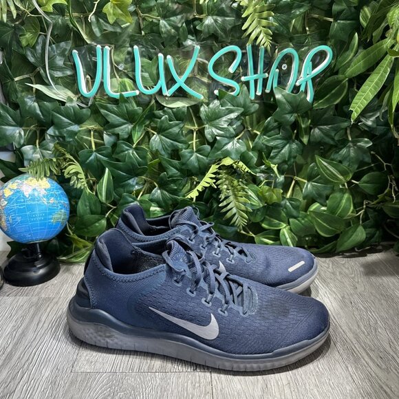 Men\'s Nike Free Run 2018 Thunder Blue Gunsmoke Running 942836-401 Size 13 main image 6